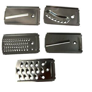 Magiccos FP406 Premium Aluminum Die Cast Food Processor 5 Blade Set Replacement